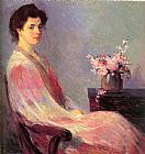 Lady Canvas Paintings - Lady in Pink